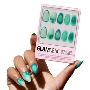 Glamnetic Green Watercolour Press On Nails MSRP $22